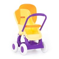 Коляска для кукол прогулочная 4-х колёсная (в пакете) Коляска для кукол прогулочная 4-х колёсная (в пакете)