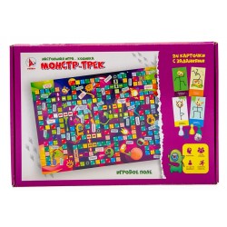 Монстр- трек. подвижная с элементами йо-ги и карточками Монстр- трек. подвижная с элементами йо-ги и карточками