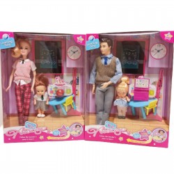 Игровой набор "Барби учительница с учеником" и "Кен учитель с ученицей"